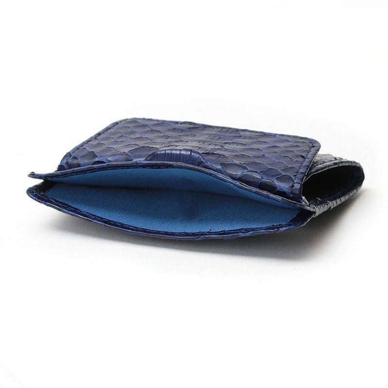 財布_イスキア_薄札入れ_藍_パイソン_内側