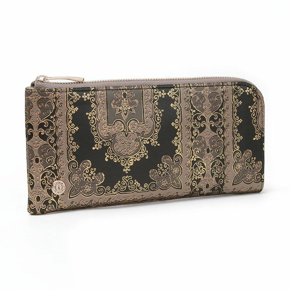 モロッコ＿ブラーノ＿L字ファスナーロング＿薄型長財布＿正面