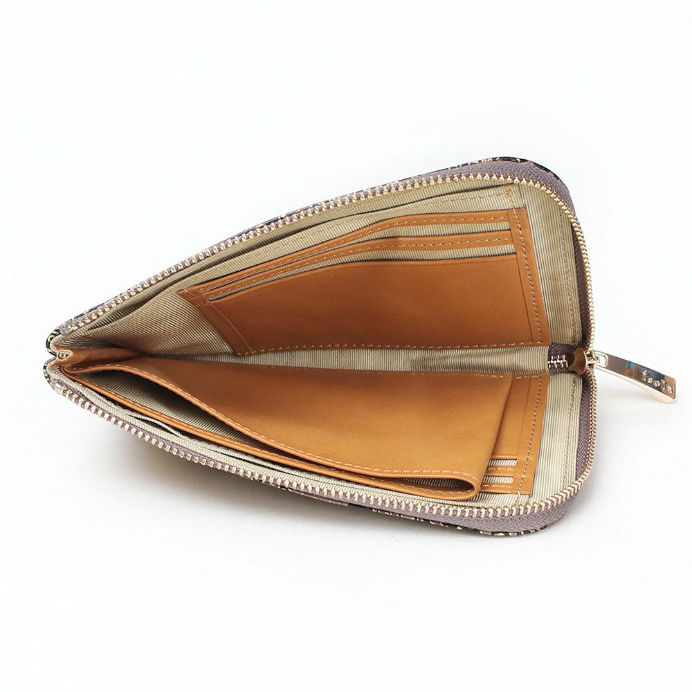 モロッコ＿L字ファスナー中＿コンパクト財布＿ミニ財布＿本革＿ラム革＿ミコノス＿中身