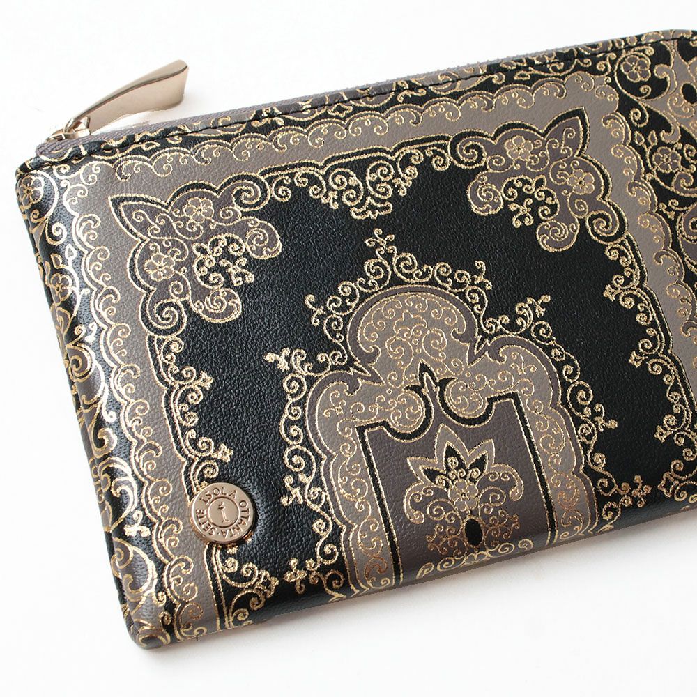 モロッコ＿L字ファスナー中＿コンパクト財布＿ミニ財布＿本革＿ラム革＿ミコノス＿革