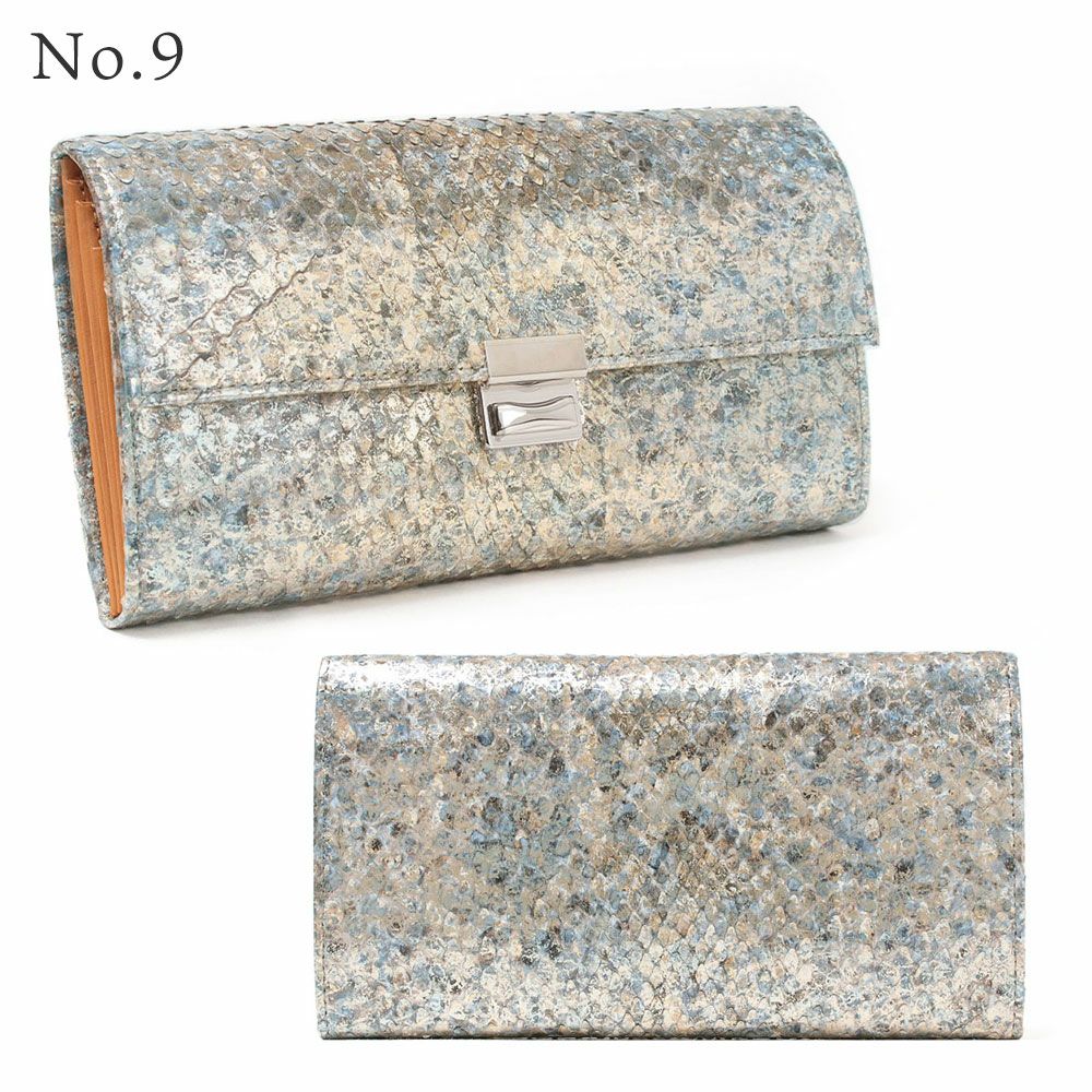 単品＿マルタ＿三段錠＿ギャルソン＿パイソンレザー＿NO.9