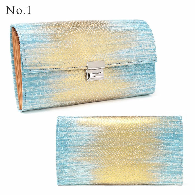 単品＿マルタ＿三段錠＿ギャルソン＿パイソンレザー＿NO.1