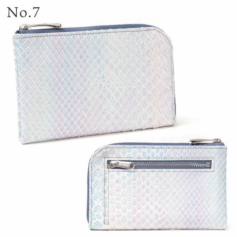 単品＿ミコノス＿L字ファスナー中＿コンパクト財布＿パイソン＿蛇＿バリエーション