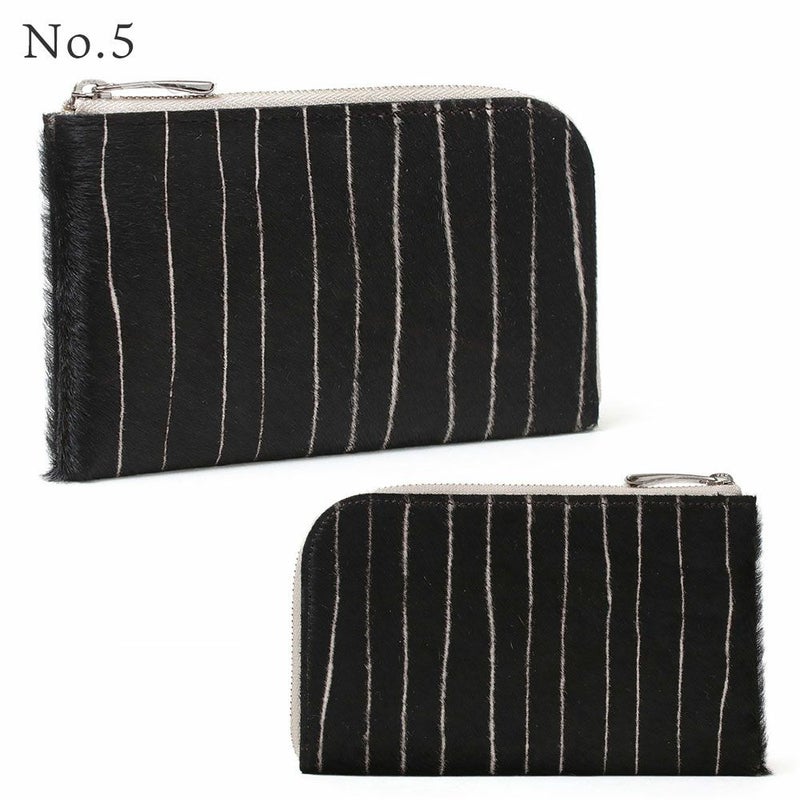 限定＿ミコノス＿L字ファスナー中＿コンパクト財布＿ヘアカーフ＿ハラコ＿バリエーション