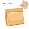 ホワイトワックス＿イスキア＿コンパクト財布＿ミニ財布＿アイソラ＿イエロー