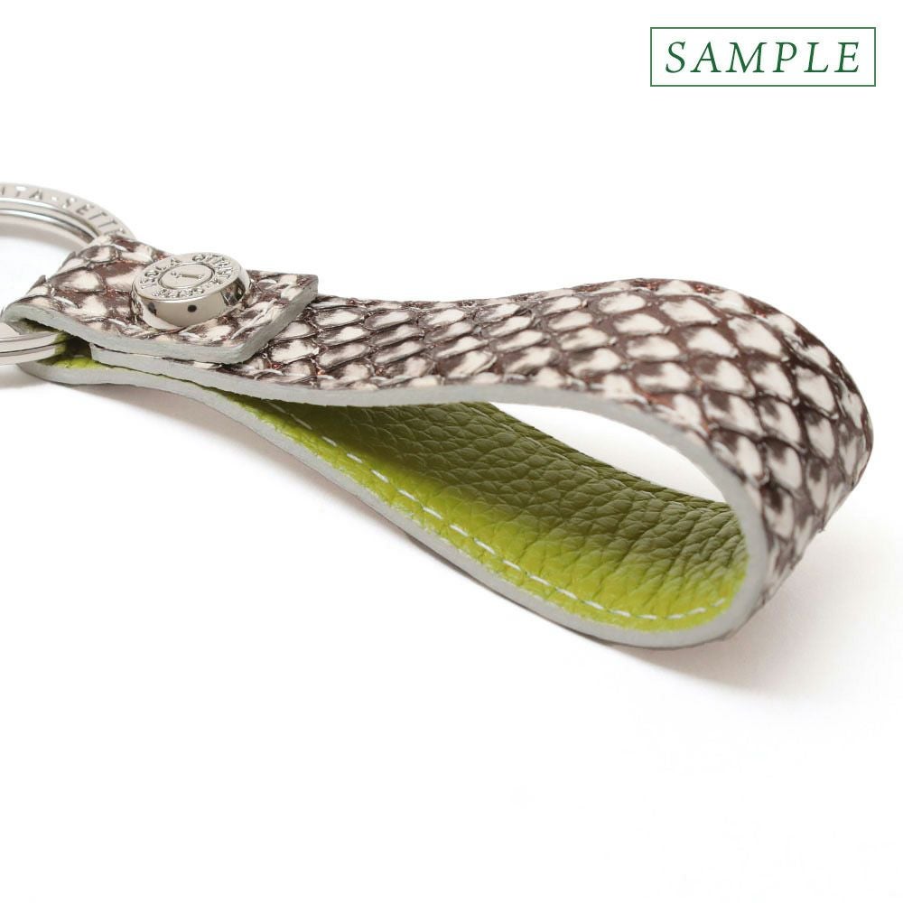 単品＿スペシャル＿タカロア＿キーリング＿パイソン＿蛇革＿革