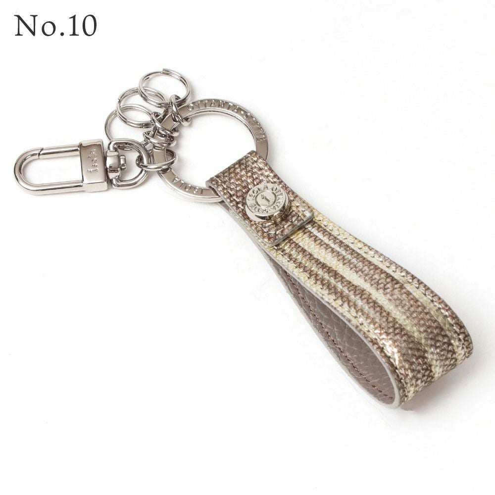 単品＿スペシャル＿タカロア＿キーリング＿パイソン＿蛇革＿NO.10